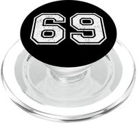 Vintage Sports Numbers 69 Sixty-Nine PopSockets PopGrip for MagSafe
