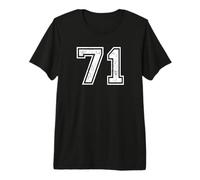 Vintage Sports Numbers 71 Seventy-One Premium T-Shirt
