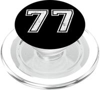 Vintage Sports Numbers 77 Seventy-Seven PopSockets PopGrip for MagSafe