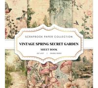 Vintage Spring Secret Garden Scrapbook Paper Collection: 20 Vintage Spring Double-sided sheets, 8.5 x 8.5 (21.59 x 21.59 cm) Vintage Secret Garden ... Journaling, Crafting and Decoupage. And More.
