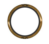 Vintage Spun Brass Gold Metallic Metal Round Steering Wheel Universal Fit for Cars, Trucks, Suvs, Atvs | All-Season Comfort & Eco-Friendly Material