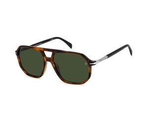 Vintage Square Sunglasses Brown Tortoiseshell 59 MM
