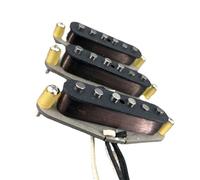 Vintage SSS Handwound Electric Guitar Pickups Grey Bottom Plate Guitar Parts Pickups Set