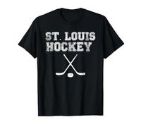 Vintage St. Louis Ice Hockey Sticks State Outile STL Tee T-Shirt