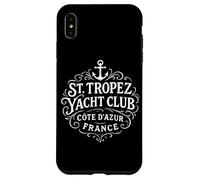 Vintage St. Tropez Yacht Club White Print Case for iPhone XS Max