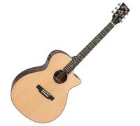 VINTAGE STAGE SERIES GRAND CUTAWAY ELECTRO GUITAR - NATURAL