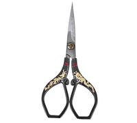 Vintage Stainless Steel Sewing Scissors, Embroidery Scissors for Fabric Thread Cutting, Classical Dressmaking Craft Tool with Sharp Points and Bright Finish for Sewing