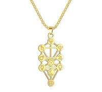 Vintage Stainless Steel Tarot Cards Sacred Geometry Star Constellation Chain Item Treasure Gift