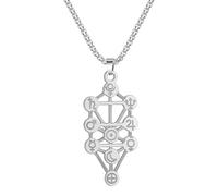 Vintage Stainless Steel Tarot Cards Sacred Geometry Star Constellation Chain Item Treasure Gift