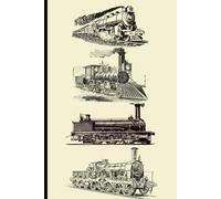 Vintage Steam Train Journal: Classic 150-Page Lined Notebook for Train Enthusiasts