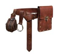 Vintage Steampunk Belt | Belt | Steampunk | Vintage Steampunk Brass Steampunk Leather Steampunk Steam-Powered p, brown, riferimento alla descrizione, Please refer to
