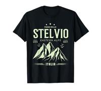 Vintage Stelvio Pass Italian Mountain Trip Nature Hiking T-Shirt