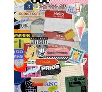 Vintage Sticker Journal, A Funky Notebook for Your Random Thoughts | Lined, Dotted & Blank Pages