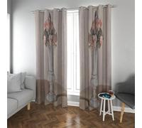 Vintage Still Life Blackout Curtains for Bedroom Living Room Flowers in a Vase Famous Painting Prints Grommet Thermal Window Drapes W42xL84in 2 Panels