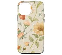 Vintage Strawberry Floral Garden Botanical Style Case for iPhone 12 mini