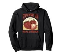 Vintage Strawberry Jam Label Organic Pullover Hoodie