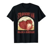 Vintage Strawberry Jam Label Organic T-Shirt