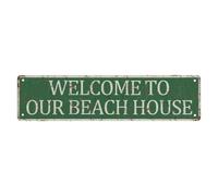 Vintage Street Sign Welcome Foolish Mortals Tin Metal Signs Decorations For Cafe Bar Kitchen 4X16 Inch