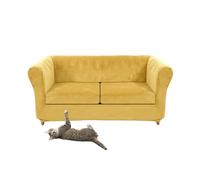 Vintage Stretch Velvet Sofa Cover for Curved Armchair Soft & Comfortable Fabric Includes Cushion Cover Perfect for Home Decor & Furniture Protection