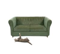 Vintage Stretch Velvet Sofa Cover for Curved Armchair Soft & Comfortable Fabric with Included Seat Cushion Cover Perfect for Home Decor Upgrade