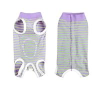 Vintage Stripes Sphynx Hairless Cats Shirt Turtleneck Pet Clothes T-Shirts with Sleeves for Sphynx Cats (Eggplant, Large) Mjf397 (Purple, XS)