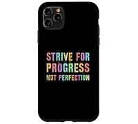 Vintage STRIVE FOR PROGRESS NOT PERFECTION Women Clean Case for iPhone 11 Pro Max