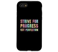 Vintage STRIVE FOR PROGRESS NOT PERFECTION Women Clean Case for iPhone SE (2020) / 7/8