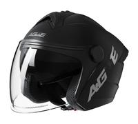 Vintage Style 3/4 Open Face Motorcycle Helmets with Double Visor ECEDOT Approved Retro Jet Motorbike Half Helmet Detachable Ear Protectors for Adults Men Women Four Seasons F,54-62CM
