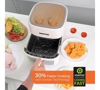 VINTAGE STYLE 4.5L Vortex Air Fryer Rapid Air Circulation, Oil Free 1200W, TIMER