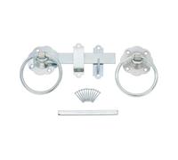 Vintage Style 6" Zinc Garden Gate Ring Latch or Suffolk Latch Shed (6'' Plain Ring Gate Latch)