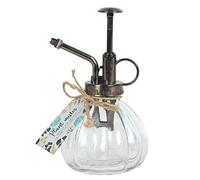 Vintage Style Botanical Plant Mister - 16cm x W9.5cm (1 Pc.) - Sophisticated Glass & Metal Design - Perfect Indoor Gardening Gift