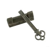 Vintage Style Brass Padlock Set with Old Keys 2 Pieces for Jewelry Boxes Handbags Small Luggage and Tiny Craft Diary Locking