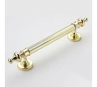 Vintage Style Door Pull Handle for One Side, Metal Sliding Barn Door Handle Replacement, Interior Home Decoration for Wood/Pocket/French Door (Color : Gold, Size : 34.5cm/13 5/8" Length)