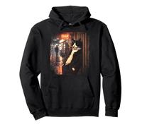 Vintage Style Drifter Tuxedo Cat Smoking Cigar Retro Bar Tee Pullover Hoodie
