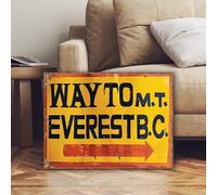 Vintage Style Everest Base Camp Mountaineering Sign Vintage Metal Sign Plaque Poster 8X12 Inches