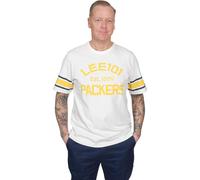 Vintage Style Graphic Tee with Varsity Details - male - Lee - T-Shirts - White - S - Tops S
