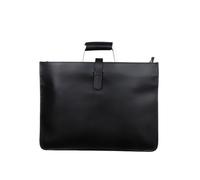 Vintage Style Handbags for Men Designer Slim Briefcase Bag Shoulder Leather Men's Working Tote Bags Male(Black1)