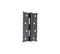Vintage Style Heavy Duty Handforged Rustic Iron Matt Black 103 x 63mm Door Butt Hinge for Casket, Cabinet and Internal External Wooden Doors