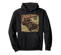 Vintage Style Hotrod Car Design Pullover Hoodie
