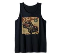 Vintage Style Hotrod Car Design Tank Top