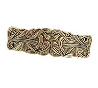 Vintage Style Large Celtic Hair Clip Metal Viking Barrette Hair Decor Golden