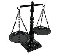 Vintage Style Metal Libra Jewelry Display Tray Cosmetic Organizer Storage, Black