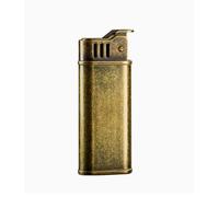 Vintage Style Metal Lighter, Brass Kerosene lighter, Refillable (Bronze color)