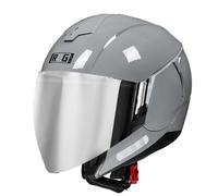 Vintage Style Motorcycle Half Helmet Open Face Helmets with Double Visor 3/4 Half Face Motorbike Crash Helmet for Men Women ECEDOT Approved Jet Helmets for Scooter Moped M,XL:61-62CM