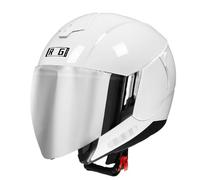 Vintage Style Motorcycle Half Helmet Open Face Helmets with Double Visor 3/4 Half Face Motorbike Crash Helmet for Men Women ECEDOT Approved Jet Helmets for Scooter Moped I,XL:61-62CM