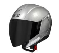 Vintage Style Motorcycle Half Helmet Open Face Helmets with Double Visor 3/4 Half Face Motorbike Crash Helmet for Men Women ECEDOT Approved Jet Helmets for Scooter Moped Z-1,XL:61-62CM