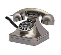 Vintage Style Phone 22 * 16cm Retro Dial Phone with 3 Telephone Wires, Ergonomic Handle Old Fashion Telephone Classic Clear Calls Retro Telephone for Homes, Hotels, Schools, Office Buildings