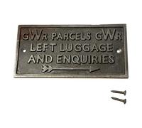 Vintage style PLAQUE, classic railway memorabilia Sign, 15cm x 7.5cm x 0.5cm
