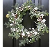 Vintage Style Shooting Star Orchard Festive Decor Autumn-Winter Front Door Wreath Christmas Wreath 50Cm