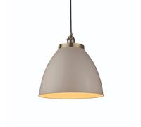 Vintage Style Single Pendant Ceiling Light 40W E27 Endon Franklin 76327